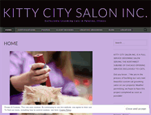 Tablet Screenshot of kittycitysalon.com